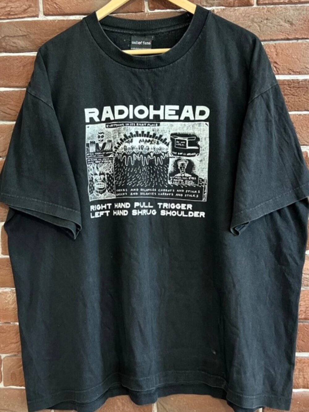 Radiohead Kid A Tour Graphic T Shirt  247